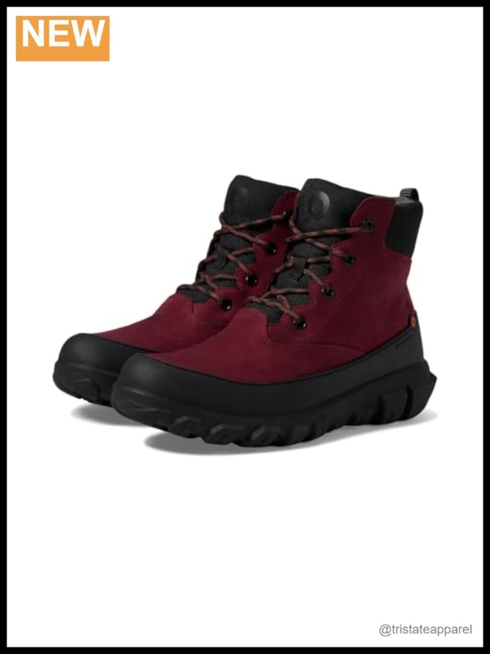 Waterproof Lace-Up Ankle Boots Fleece Lining Insulated Snow Boots